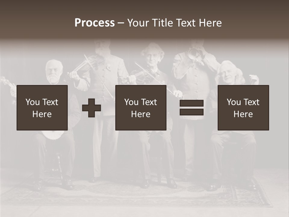Teamwork Group Smile PowerPoint Template