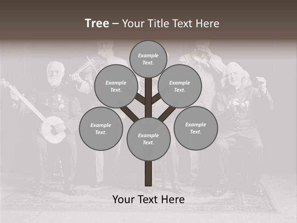 Teamwork Group Smile PowerPoint Template