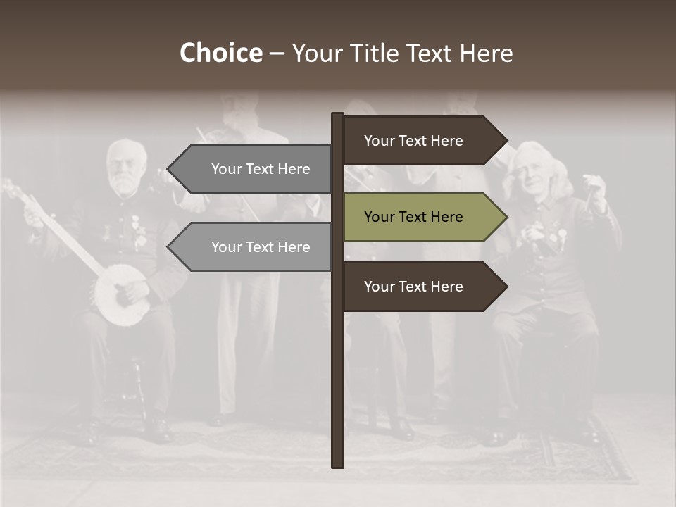 Teamwork Group Smile PowerPoint Template