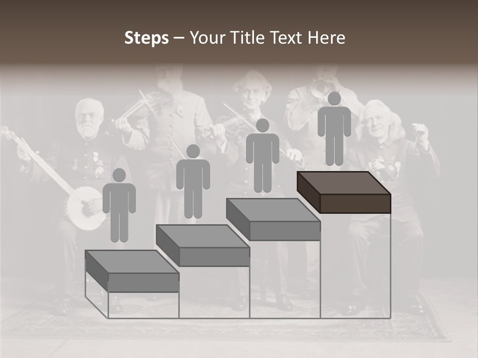 Teamwork Group Smile PowerPoint Template