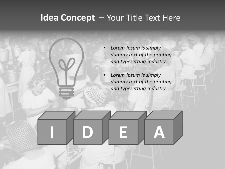 Food Production Vintage PowerPoint Template