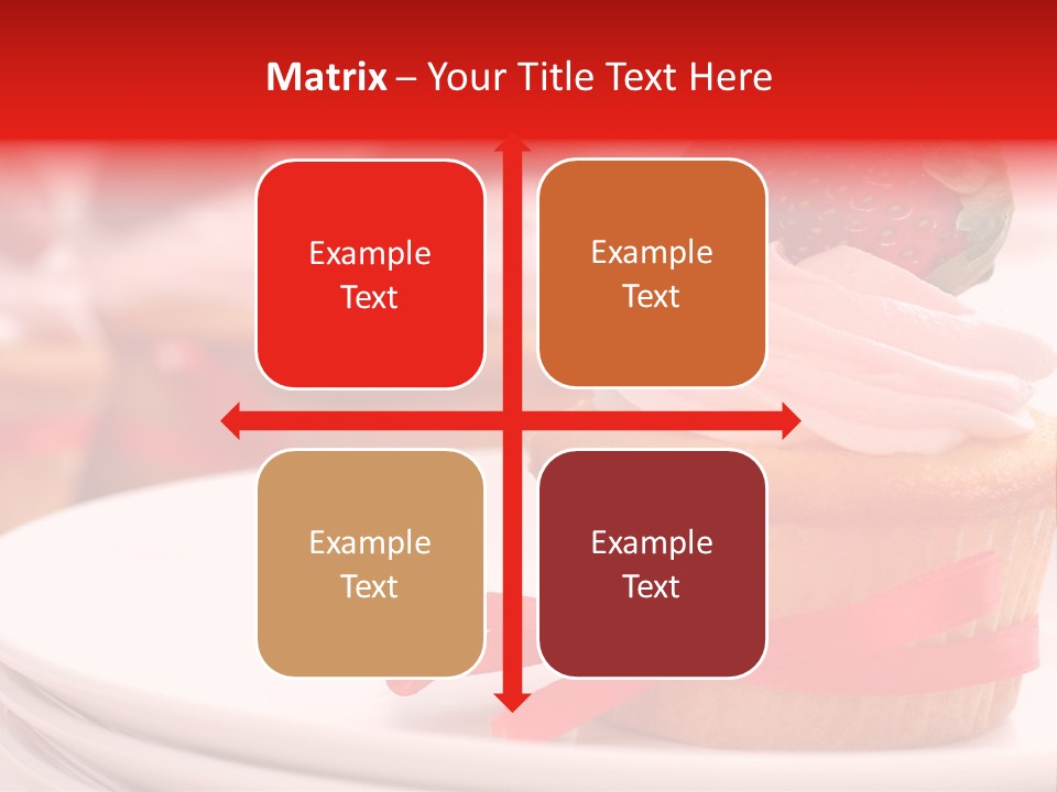 Closeup Topping Plates PowerPoint Template