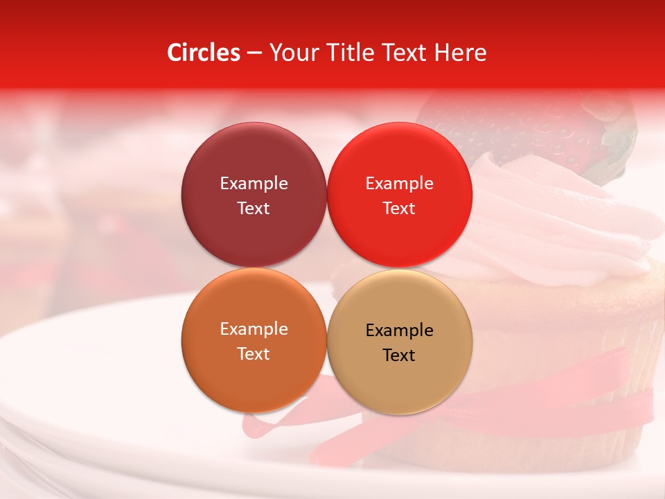 Closeup Topping Plates PowerPoint Template