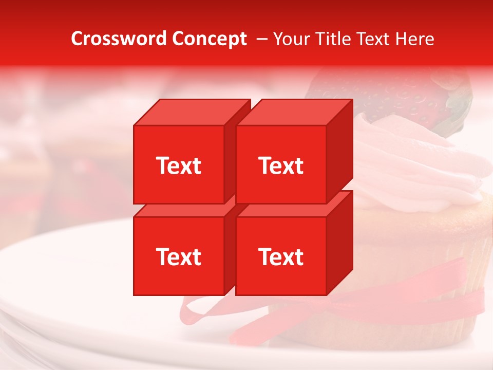 Closeup Topping Plates PowerPoint Template