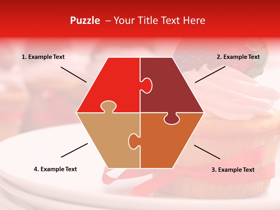 Closeup Topping Plates PowerPoint Template