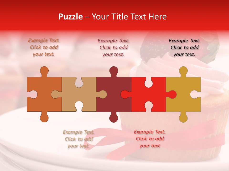Closeup Topping Plates PowerPoint Template
