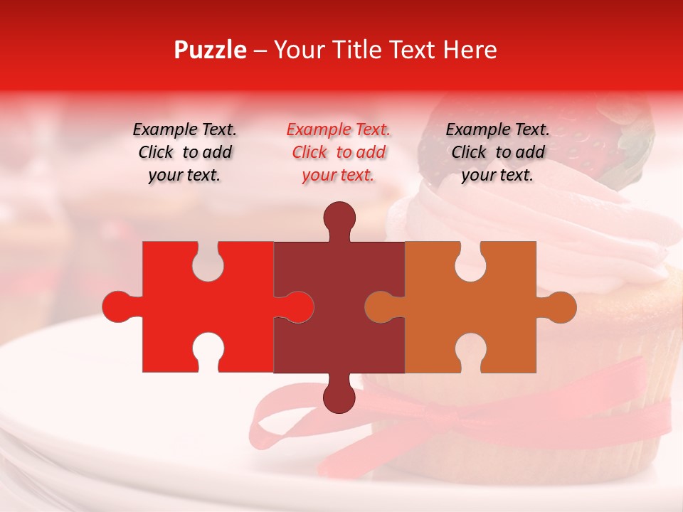 Closeup Topping Plates PowerPoint Template