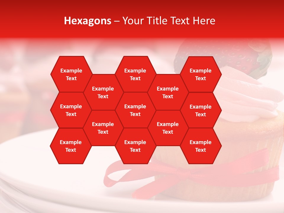 Closeup Topping Plates PowerPoint Template