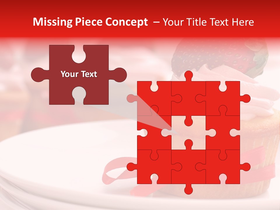 Closeup Topping Plates PowerPoint Template