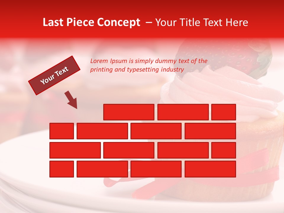 Closeup Topping Plates PowerPoint Template