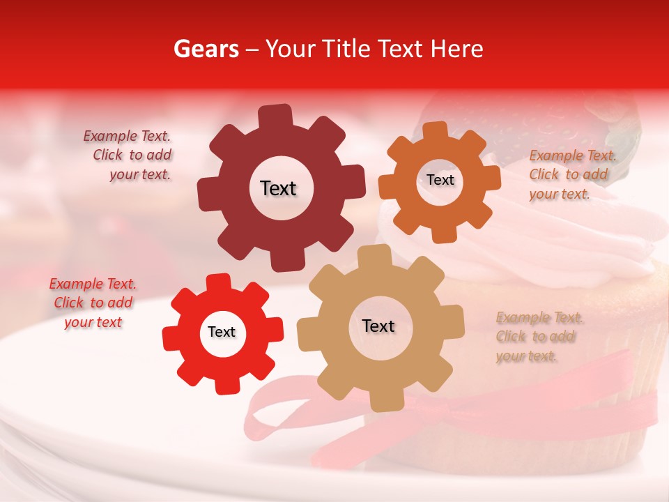 Closeup Topping Plates PowerPoint Template