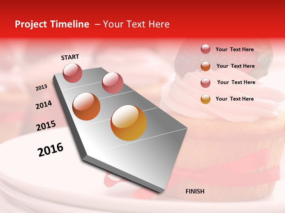Closeup Topping Plates PowerPoint Template