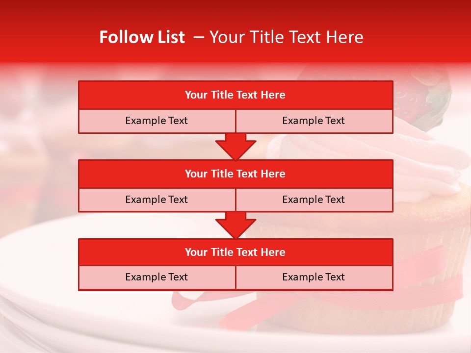 Closeup Topping Plates PowerPoint Template