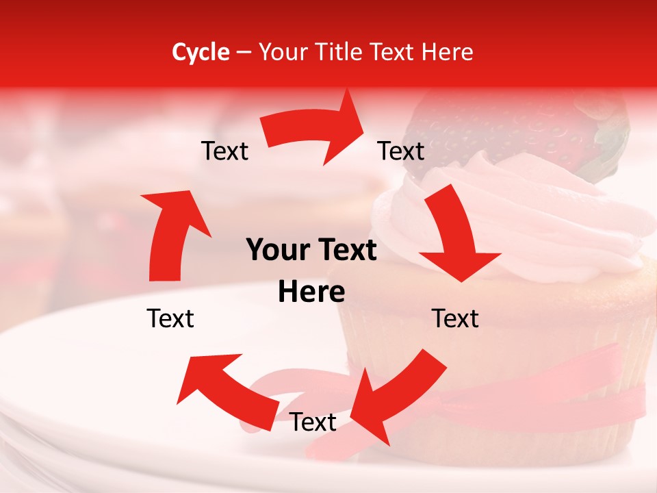 Closeup Topping Plates PowerPoint Template