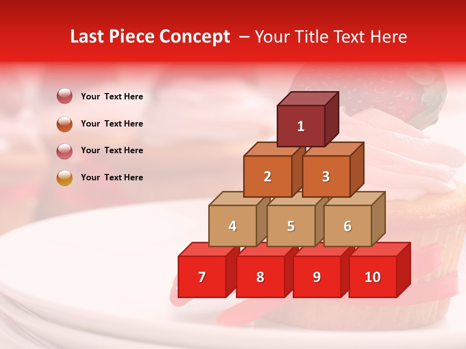 Closeup Topping Plates PowerPoint Template