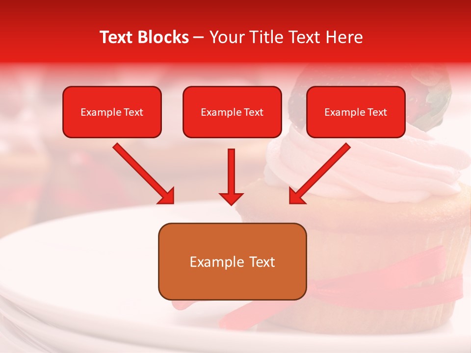 Closeup Topping Plates PowerPoint Template