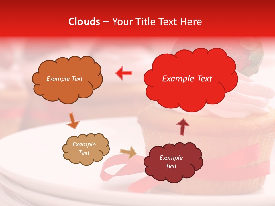 Closeup Topping Plates PowerPoint Template