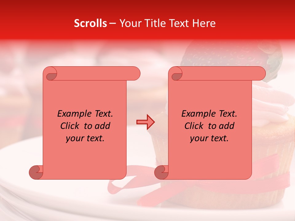 Closeup Topping Plates PowerPoint Template