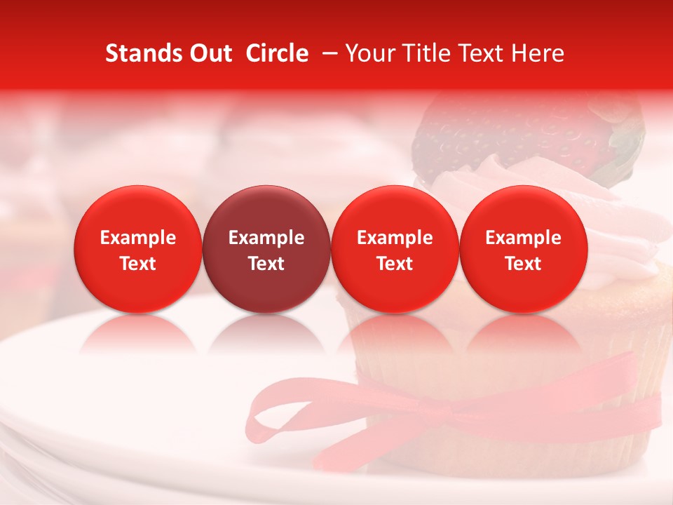 Closeup Topping Plates PowerPoint Template