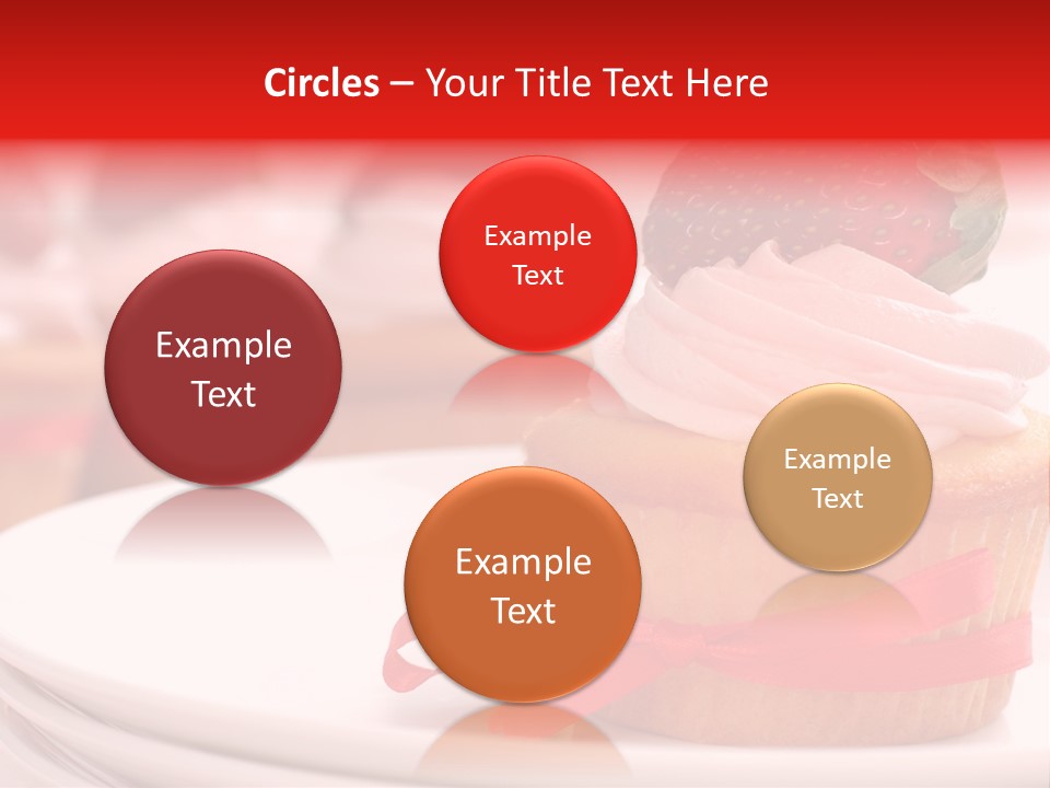 Closeup Topping Plates PowerPoint Template