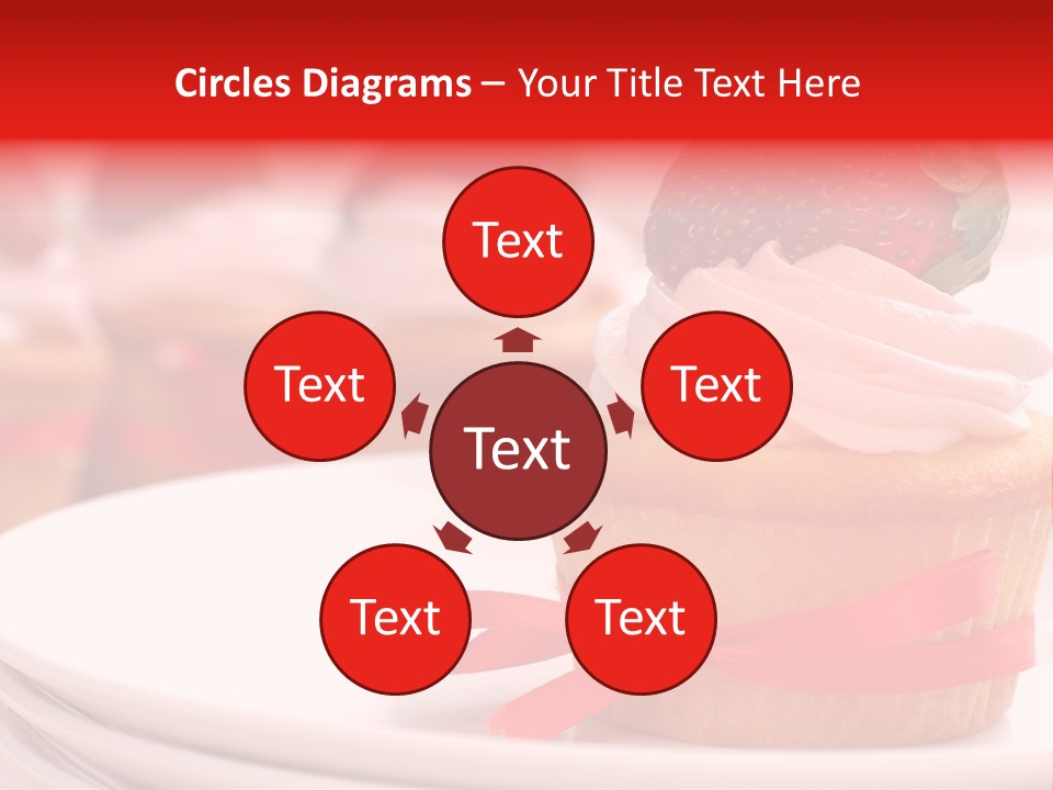 Closeup Topping Plates PowerPoint Template
