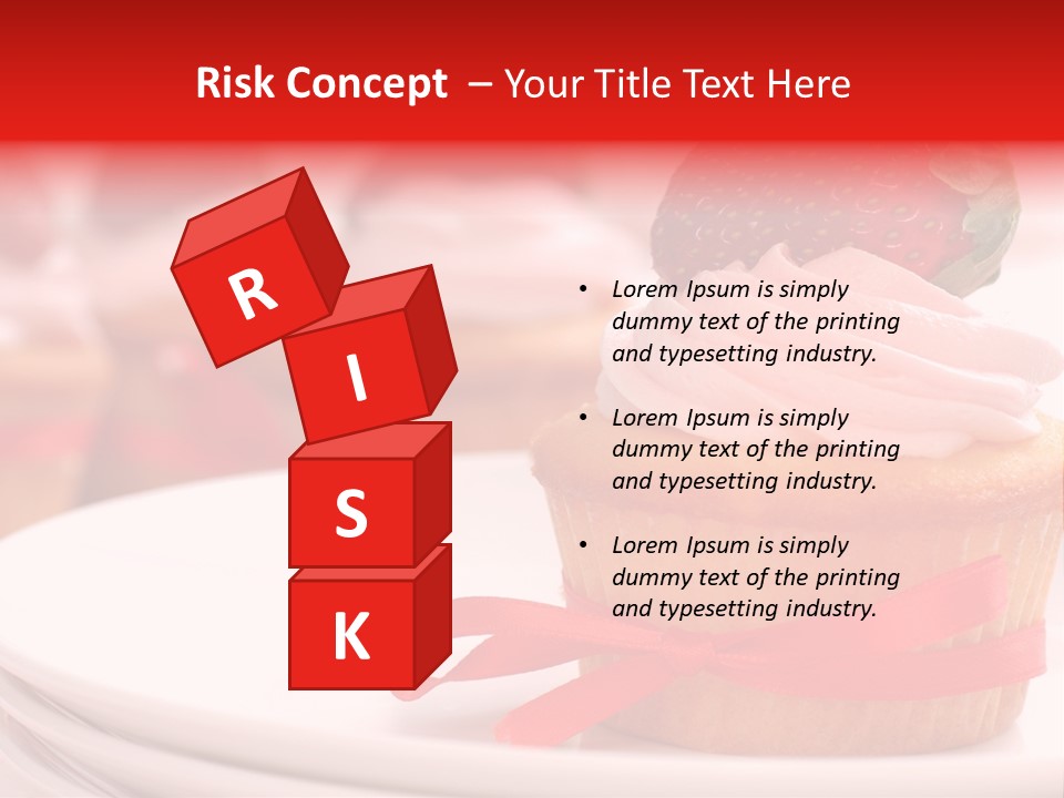 Closeup Topping Plates PowerPoint Template