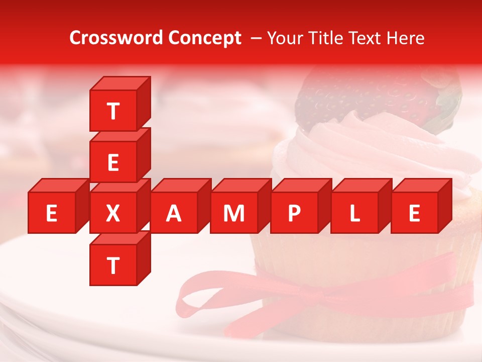 Closeup Topping Plates PowerPoint Template