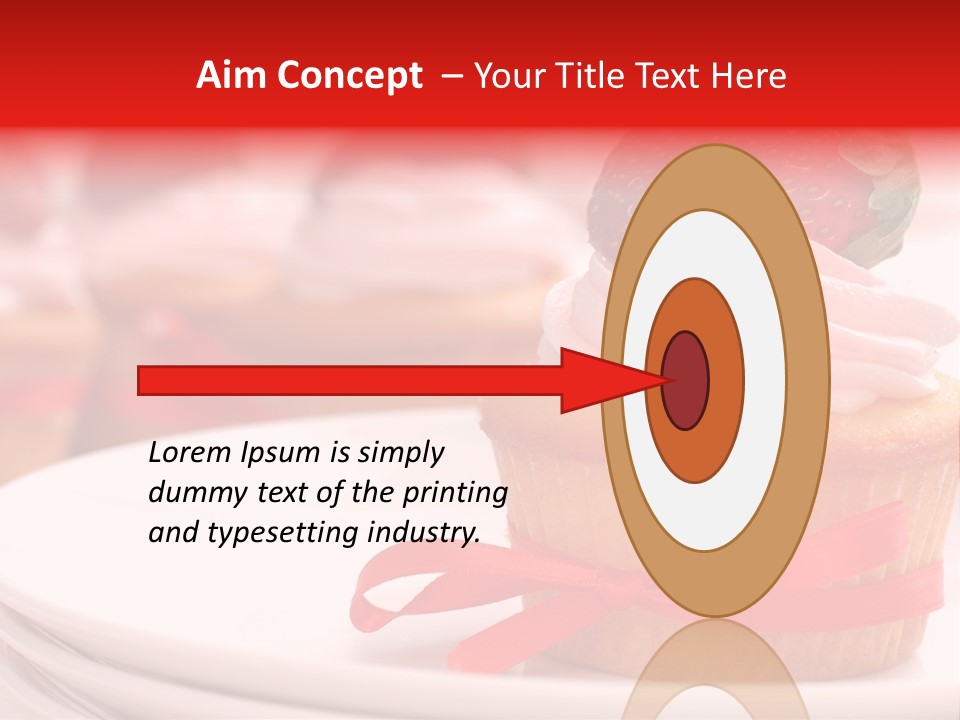 Closeup Topping Plates PowerPoint Template
