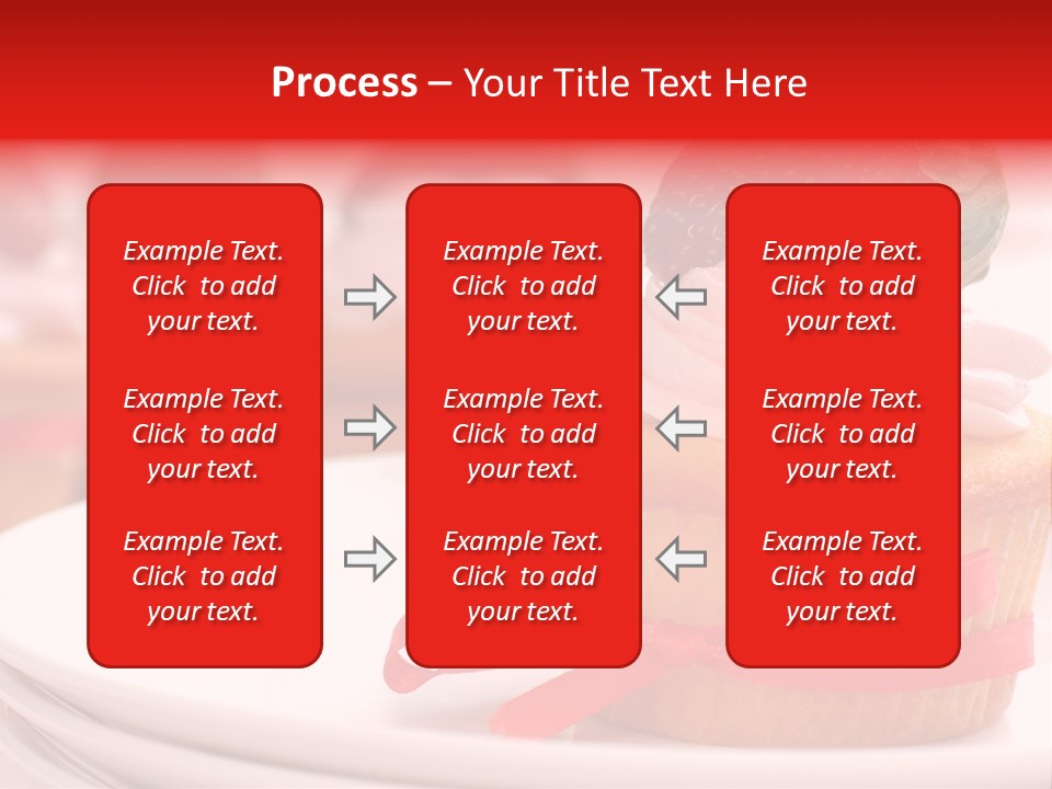 Closeup Topping Plates PowerPoint Template