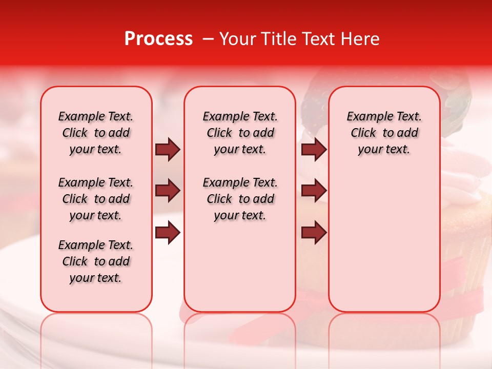 Closeup Topping Plates PowerPoint Template