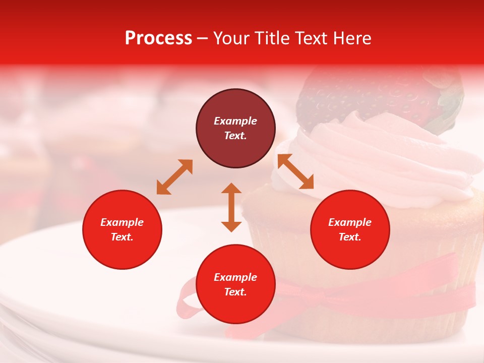 Closeup Topping Plates PowerPoint Template