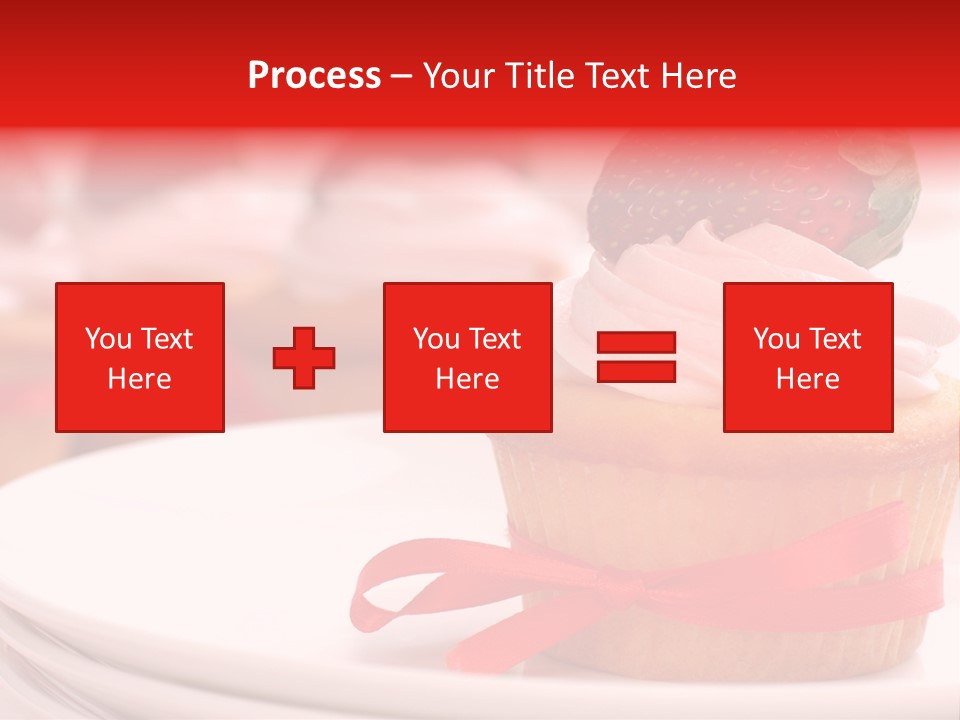 Closeup Topping Plates PowerPoint Template