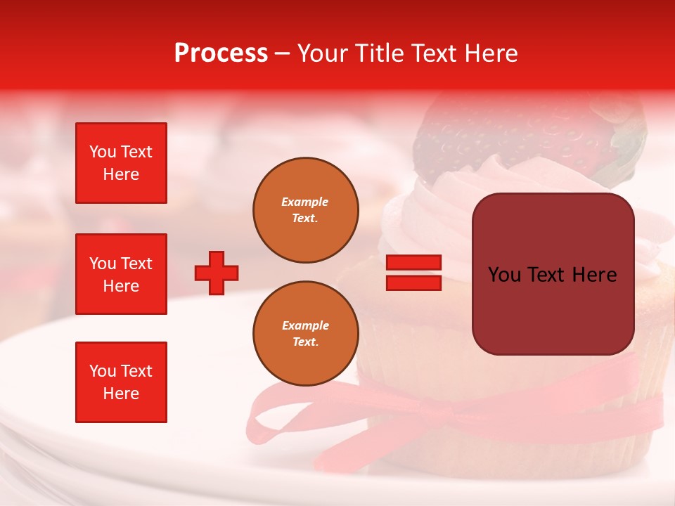 Closeup Topping Plates PowerPoint Template