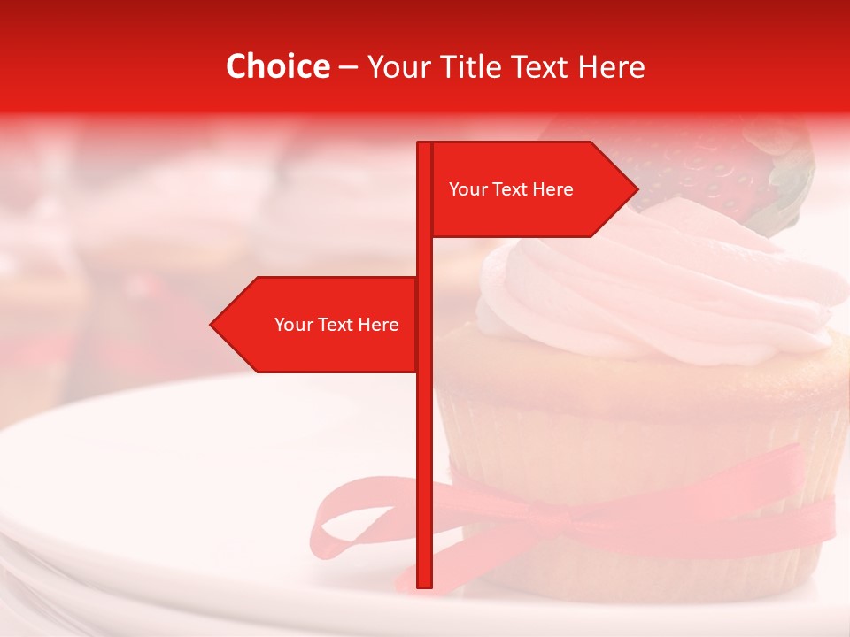 Closeup Topping Plates PowerPoint Template