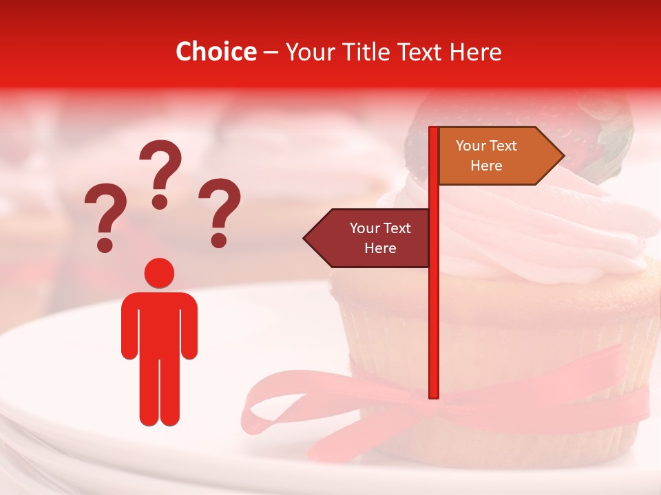 Closeup Topping Plates PowerPoint Template