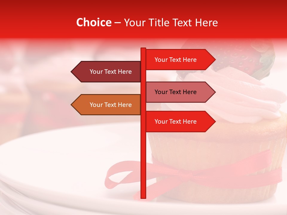 Closeup Topping Plates PowerPoint Template