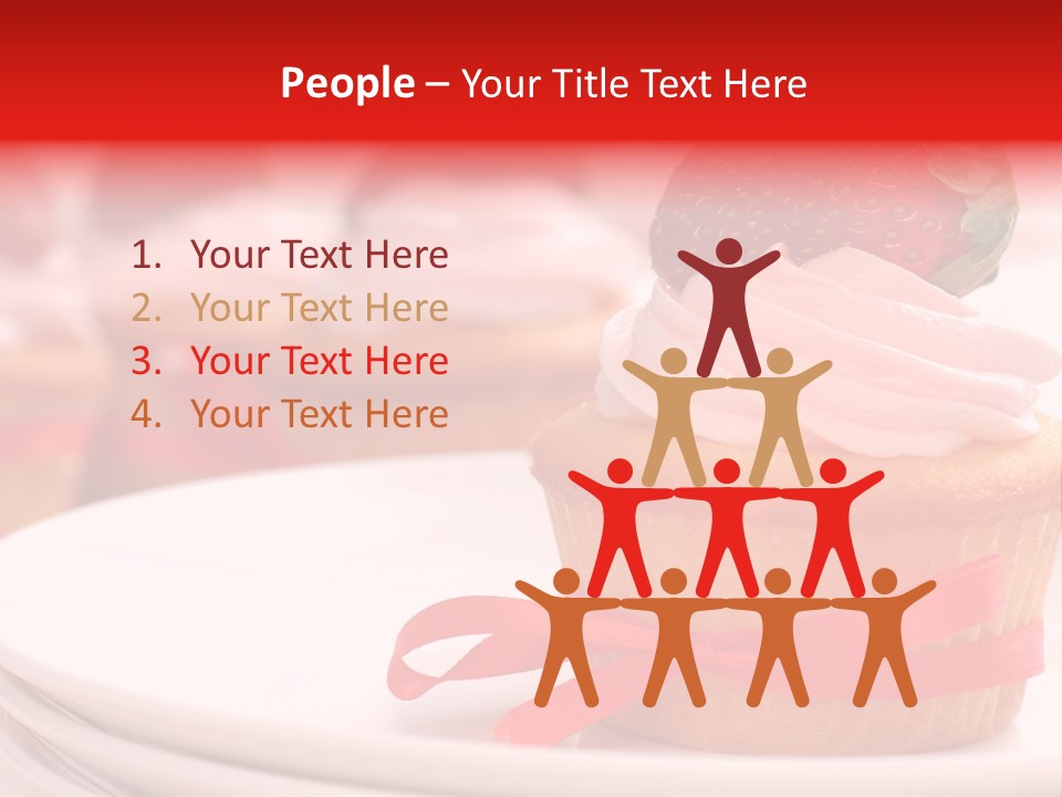 Closeup Topping Plates PowerPoint Template