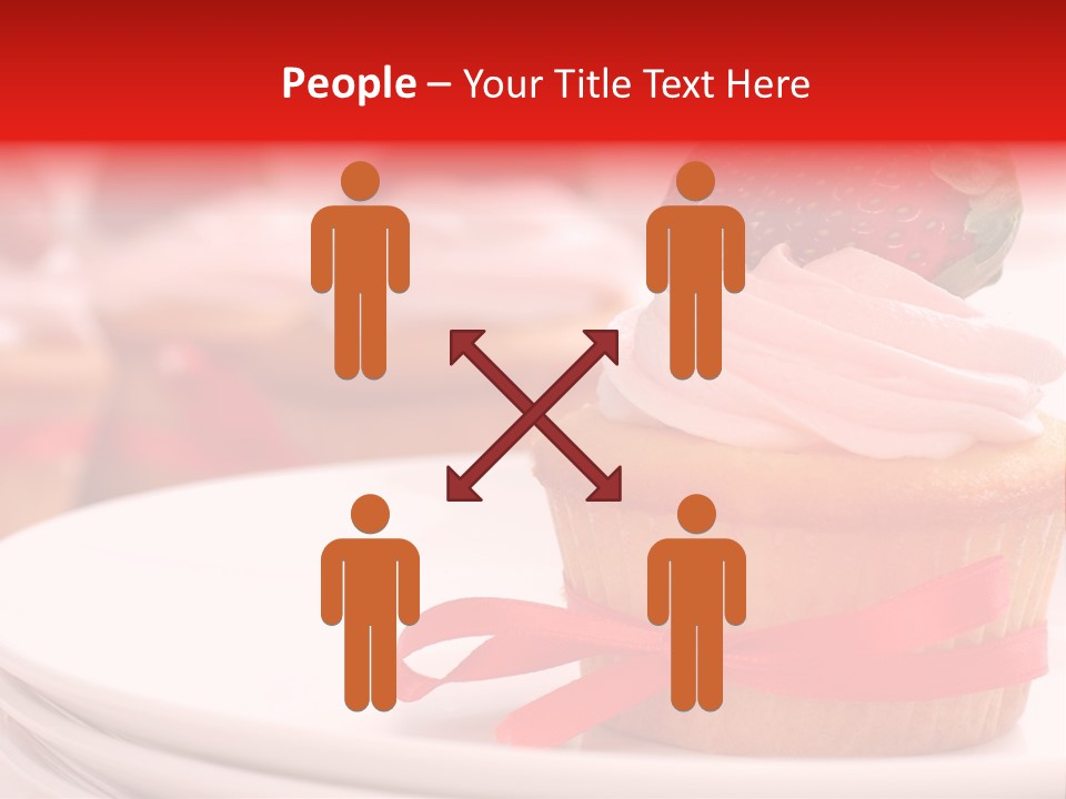 Closeup Topping Plates PowerPoint Template