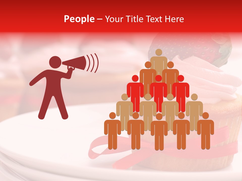 Closeup Topping Plates PowerPoint Template