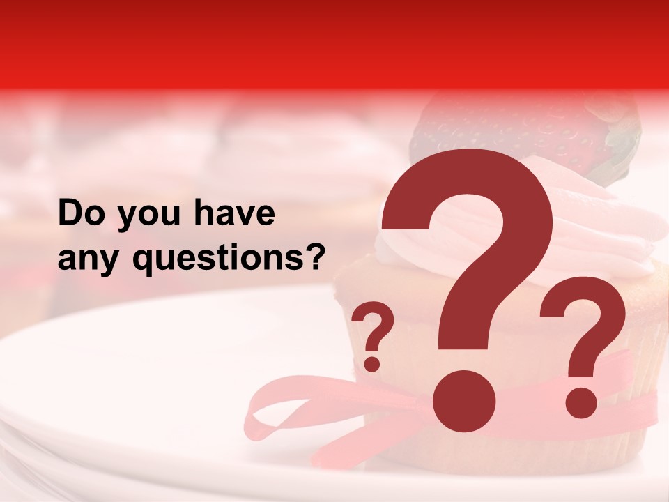 Closeup Topping Plates PowerPoint Template