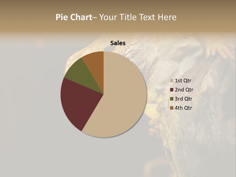 Juvenile Zoo Dragon PowerPoint Template