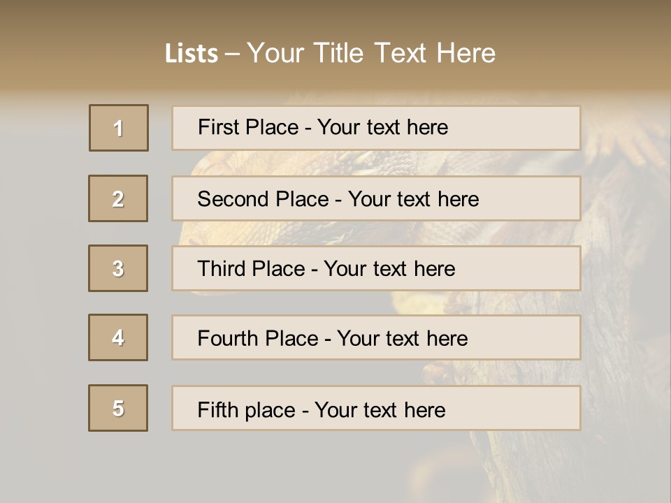 Juvenile Zoo Dragon PowerPoint Template