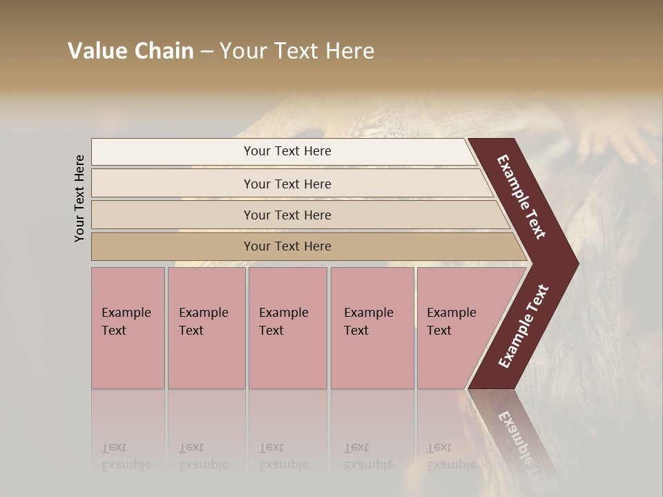 Juvenile Zoo Dragon PowerPoint Template