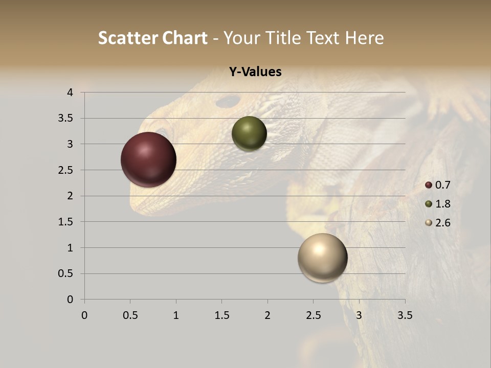 Juvenile Zoo Dragon PowerPoint Template