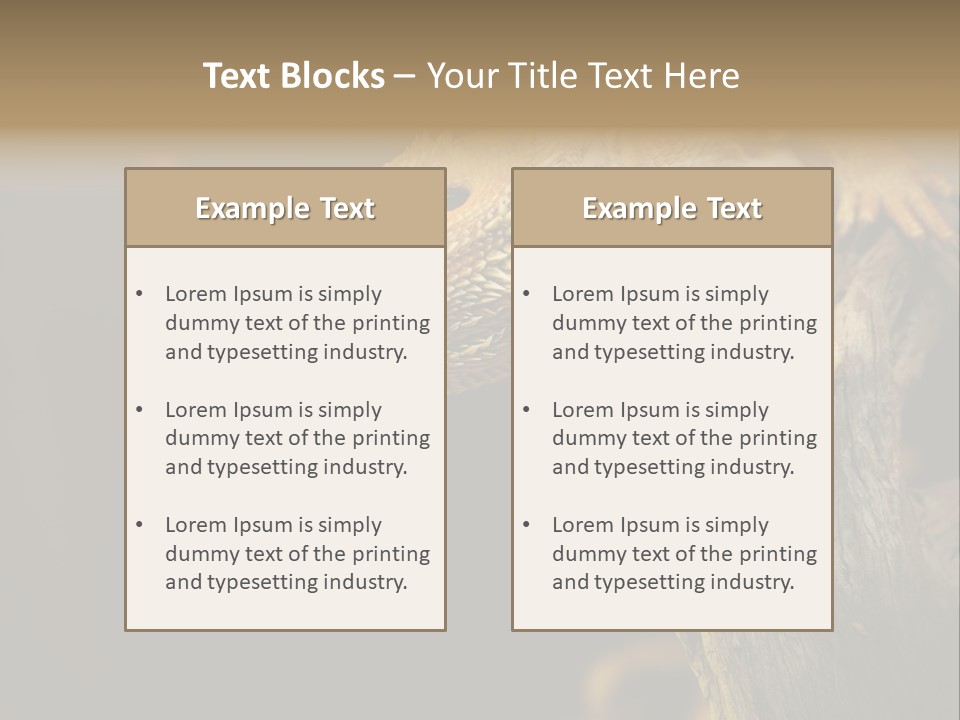 Juvenile Zoo Dragon PowerPoint Template