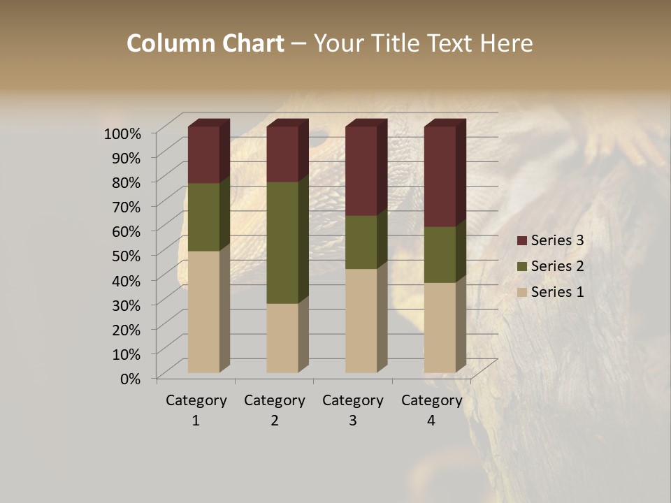 Juvenile Zoo Dragon PowerPoint Template
