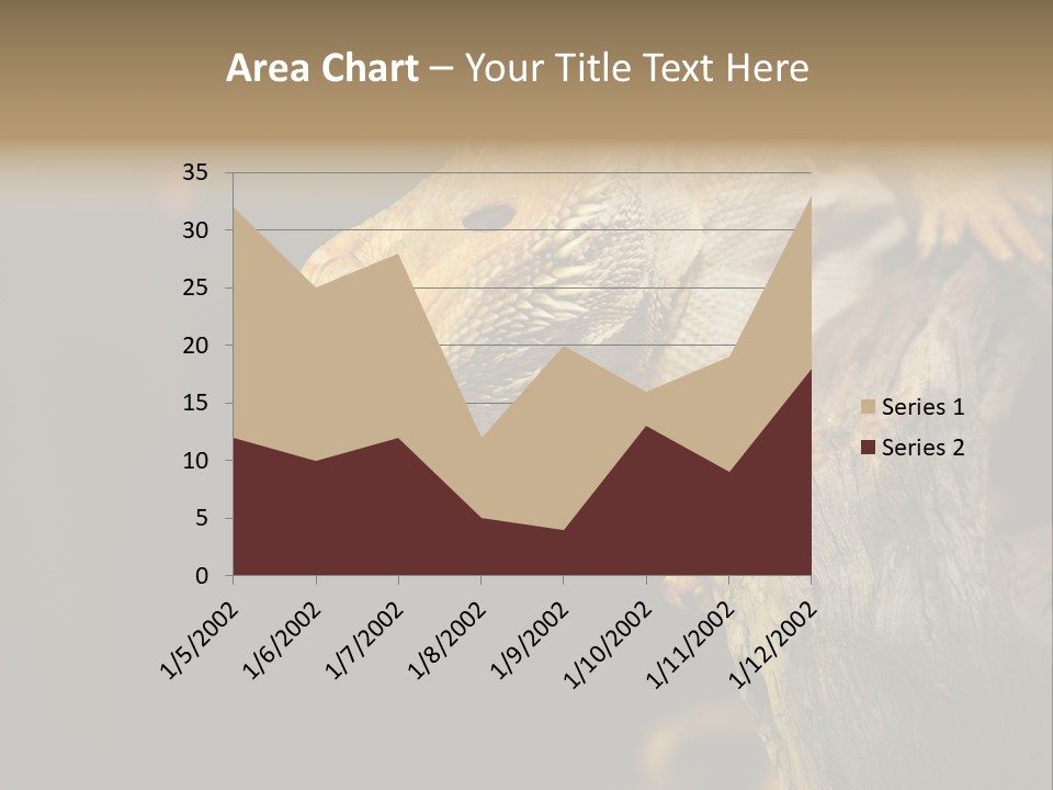 Juvenile Zoo Dragon PowerPoint Template