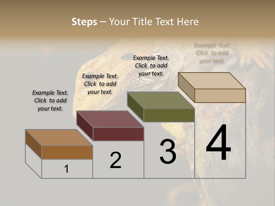 Juvenile Zoo Dragon PowerPoint Template