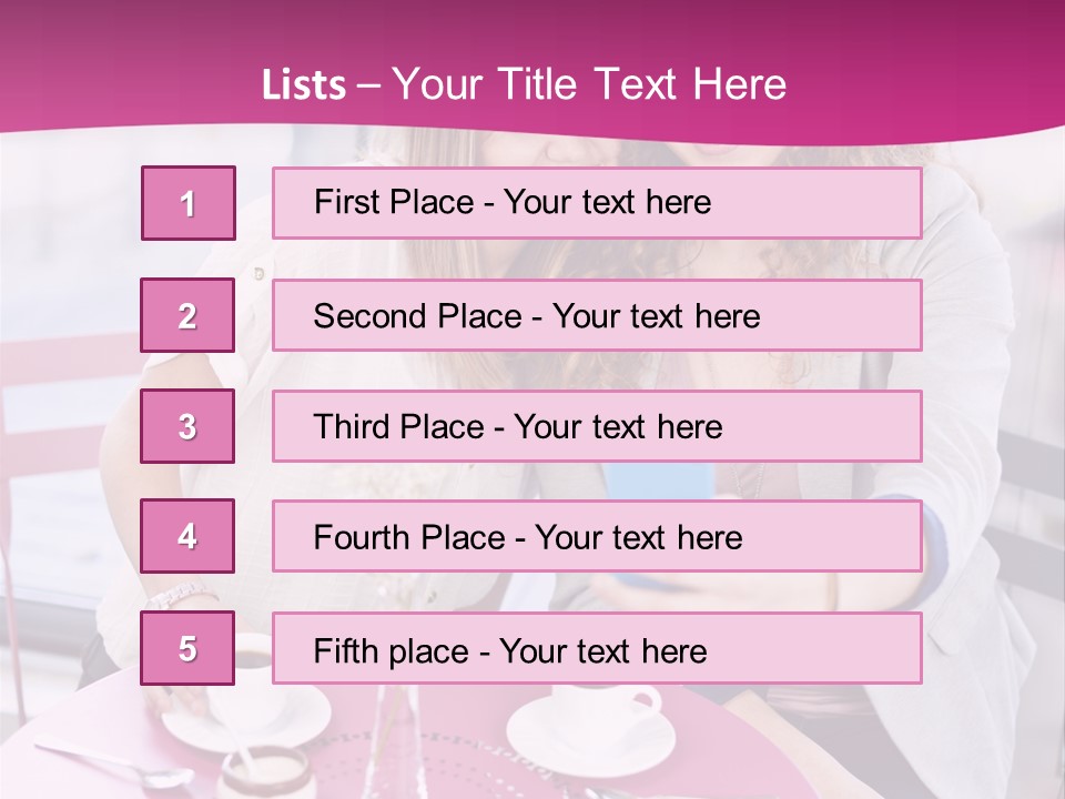 Showing Sharing Two PowerPoint Template