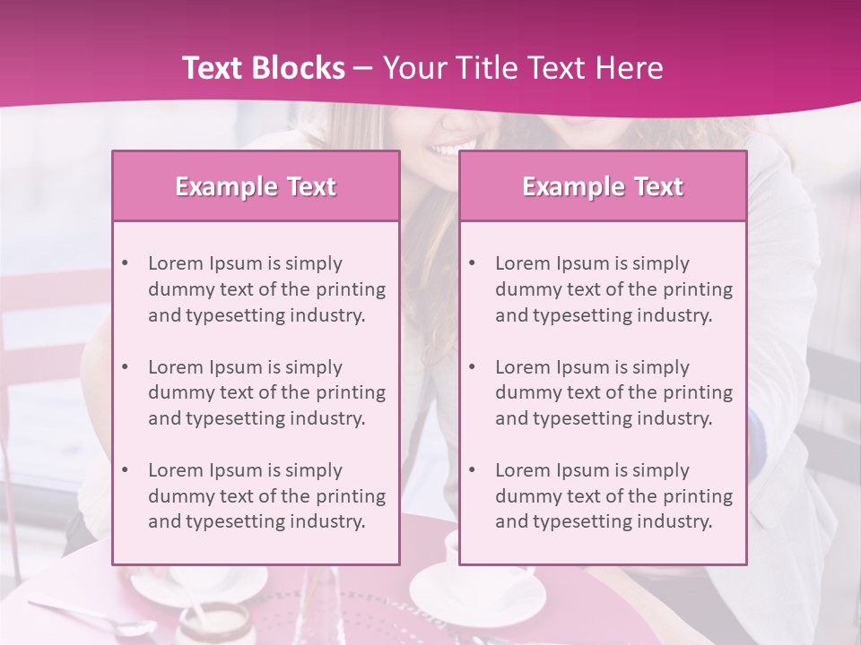 Showing Sharing Two PowerPoint Template